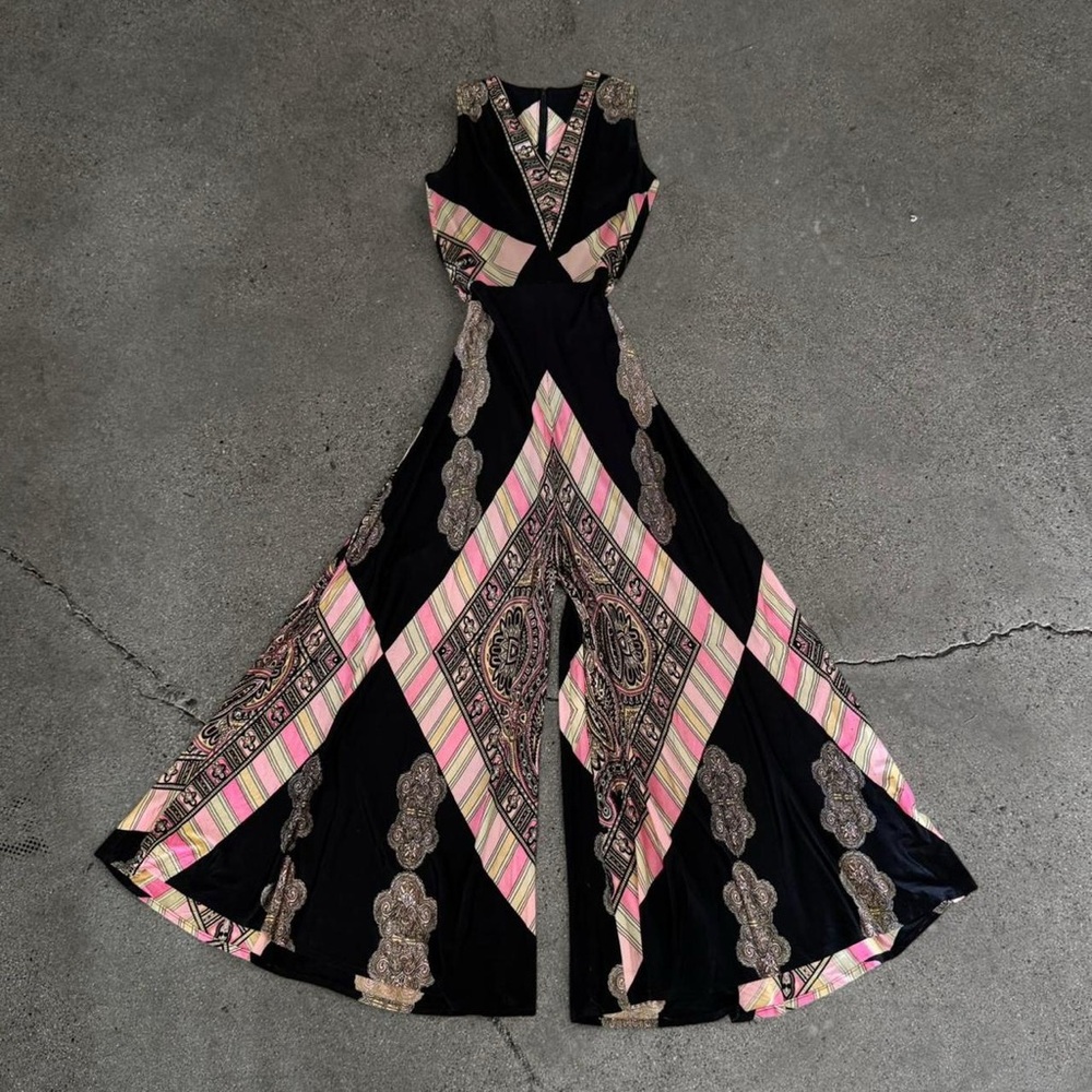 Vintage Psychedelic Disco Jumpsuit
